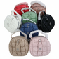 Quilted Round Mini Handbag for Women