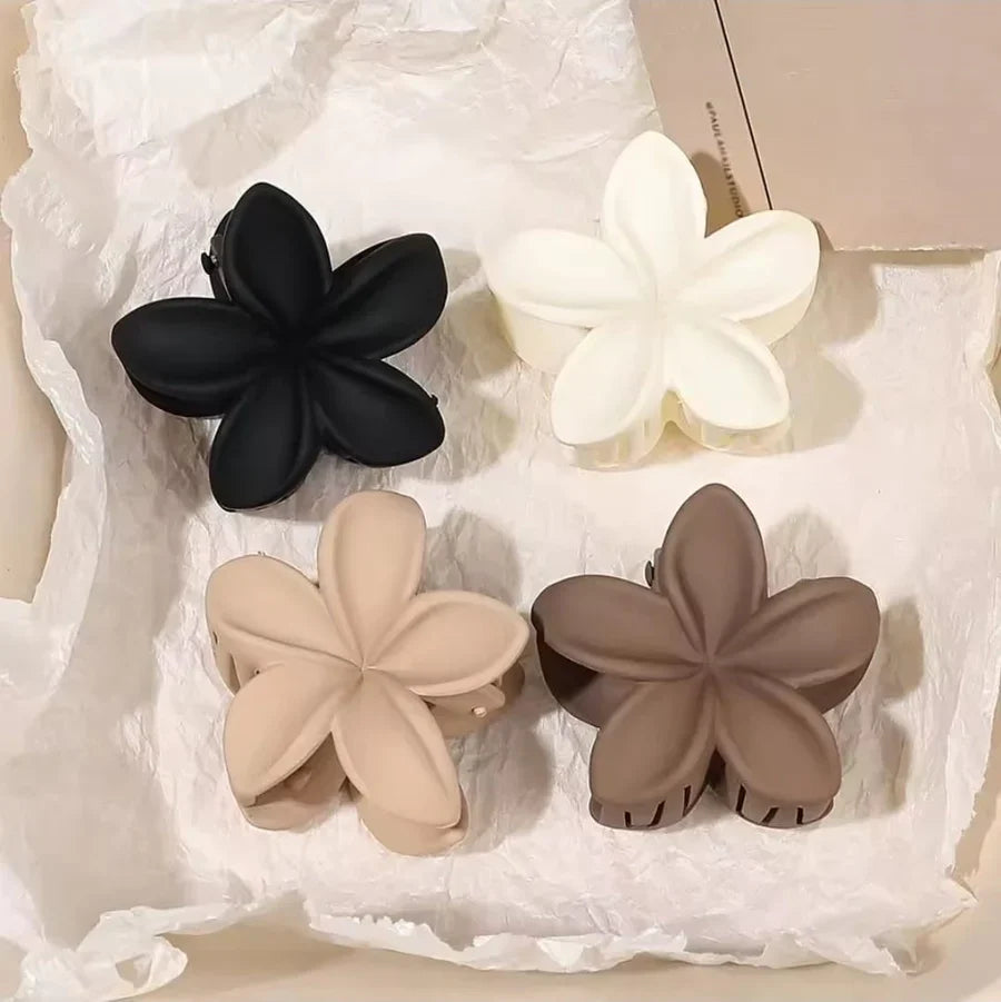 HC-105 - Chocolate Color Series Medium Flower - Hair Claw