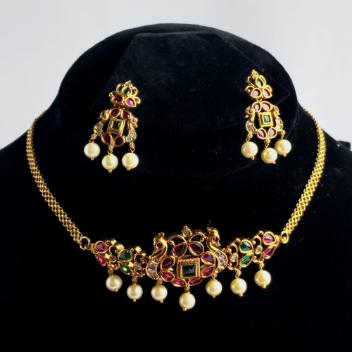 Vintage Gold & Multi - Jewelry Set